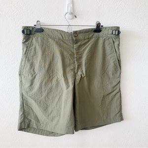 Ball and Buck Nylon The 6 Point Short Green Hiking Active USA Men's Shorts 34